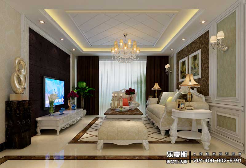 天山國(guó)賓一號(hào)簡(jiǎn)歐風(fēng)格裝修效果圖