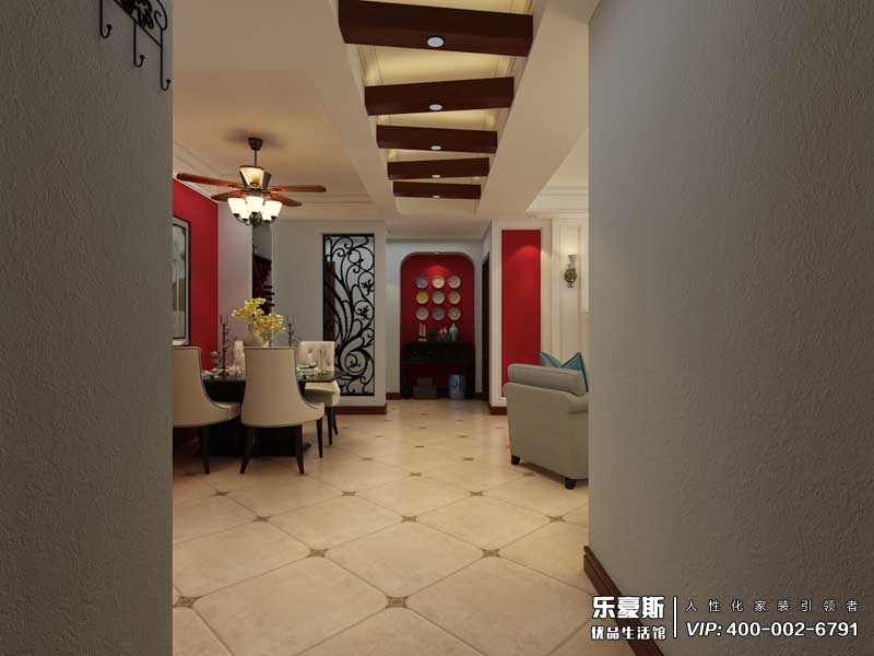 鑫界王府美式田園風(fēng)格裝修