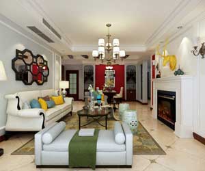 鑫界王府美式田園風(fēng)格裝修，超自然的田園風(fēng)