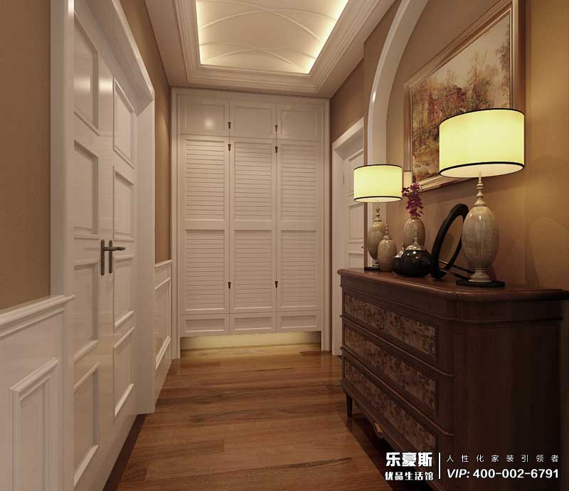 東勝紫御府美式風格裝修效果圖