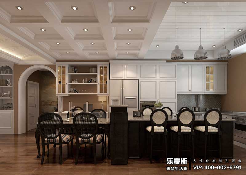 東勝紫御府美式風格裝修效果圖