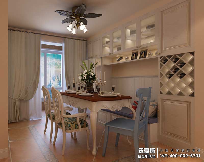 林蔭大院美式風格裝修效果圖