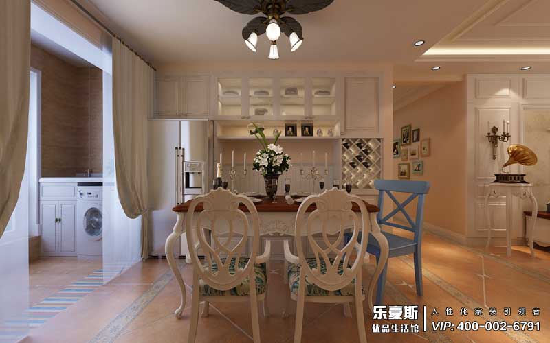 林蔭大院美式風格裝修效果圖