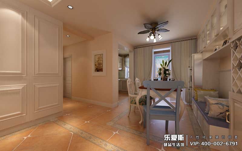 林蔭大院美式風格裝修效果圖