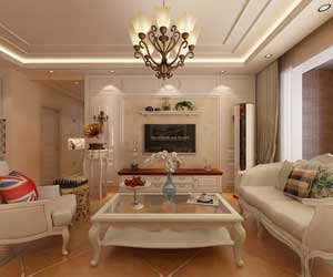 林蔭大院美式風(fēng)格裝修效果圖，在家也能感受大自然