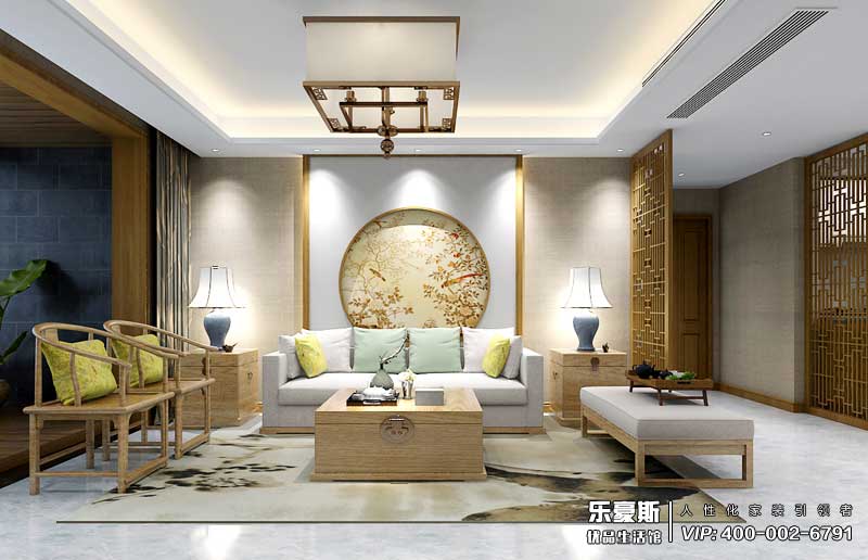 鑫界王府新中式風格裝修效果圖