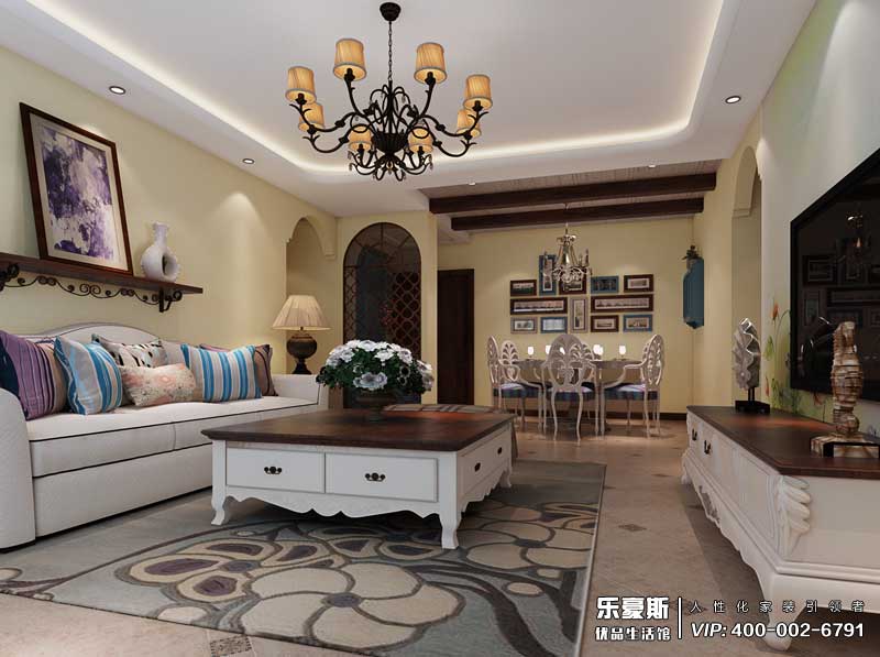 石家莊世紀公館地中海風(fēng)格裝修設(shè)計