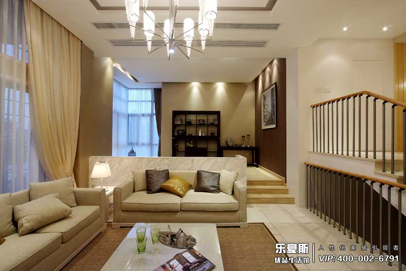 星湖國際花園現(xiàn)代簡約裝修效果圖