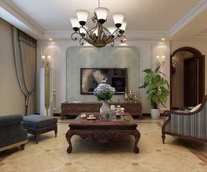 石家莊學(xué)府名城美式風(fēng)格裝修設(shè)計(jì)，自在與浪漫