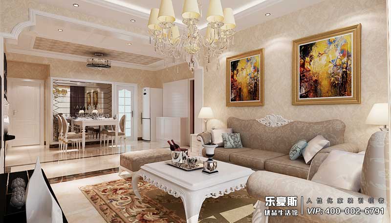 雍雅錦江花苑歐式風格裝修效果圖