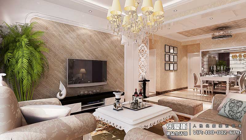 雍雅錦江花苑歐式風格裝修效果圖