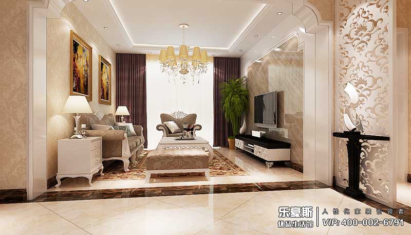 雍雅錦江花苑歐式風格裝修效果圖