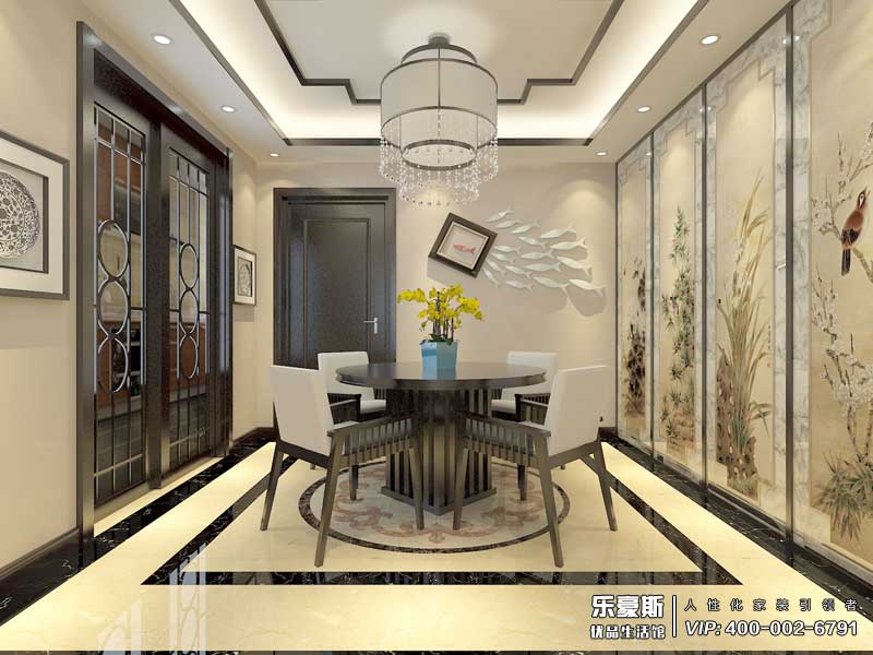 盛世御城新中式風格裝修效果圖