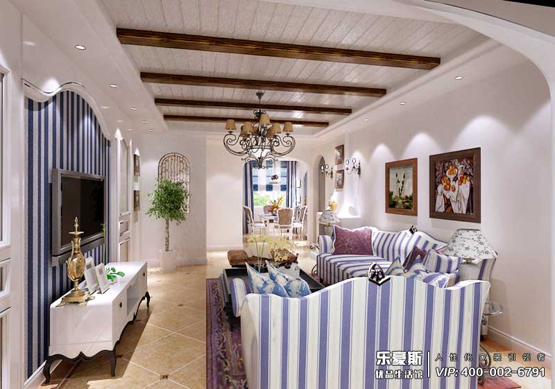 天山壹方中心地中海風(fēng)格裝修效果圖