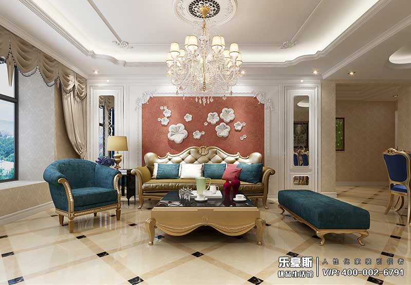 東勝紫御公園廣場(chǎng)法式風(fēng)格裝修效果圖