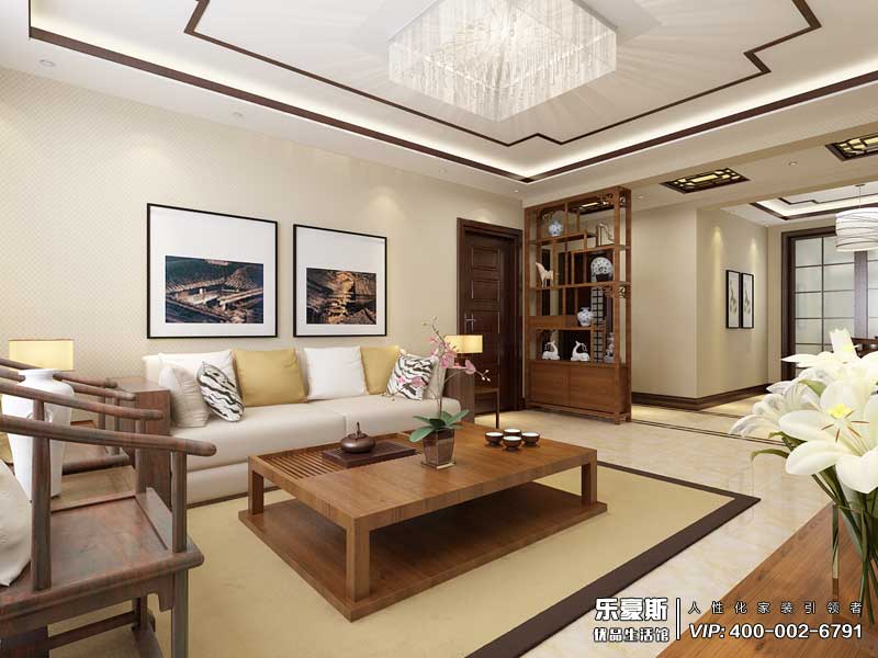 御河上院新中式風格裝修效果圖