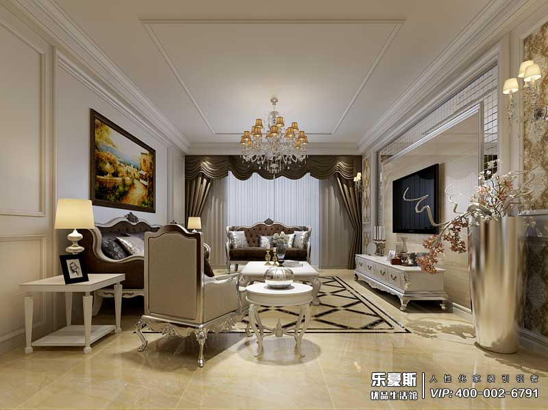 阿爾卡地亞榮盛城歐式風格裝修效果圖