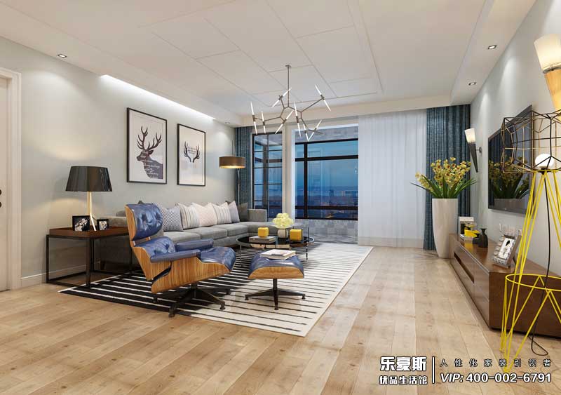 藍(lán)山國(guó)際北歐風(fēng)格裝修效果圖