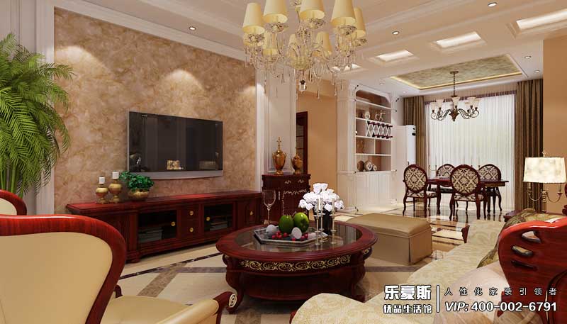 盛邦三期歐式風格裝修效果圖