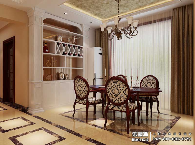 盛邦三期歐式風格裝修效果圖
