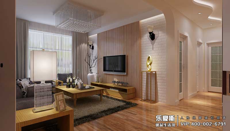 紫金藍(lán)灣現(xiàn)代簡(jiǎn)約風(fēng)格裝修效果圖