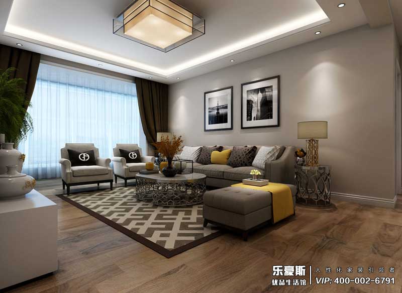 天山熙湖現(xiàn)代簡(jiǎn)約風(fēng)格裝修效果圖