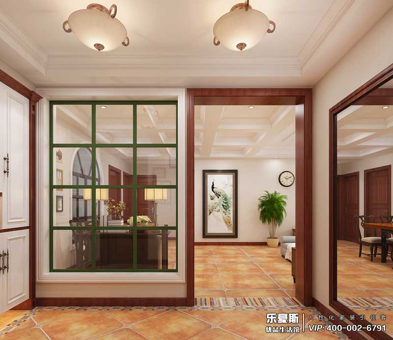 御河上院165平米美式風格裝修效果圖