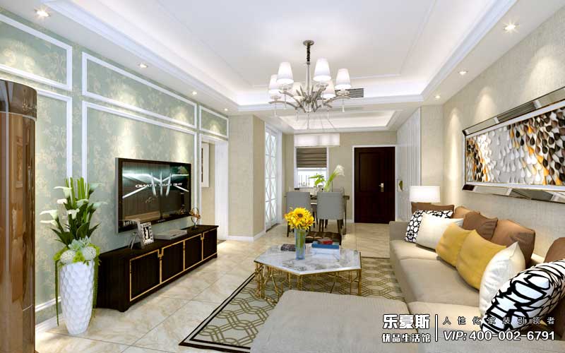 潤德天悅城現(xiàn)代簡約風(fēng)格裝修效果圖