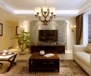 赫石府三室兩廳美式簡(jiǎn)約風(fēng)格裝修效果圖