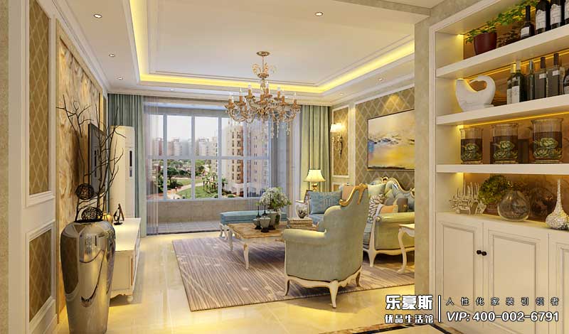 天山熙湖歐式風格裝修效果圖