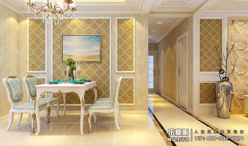 天山熙湖歐式風格裝修效果圖