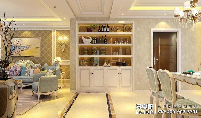 天山熙湖歐式風格裝修效果圖