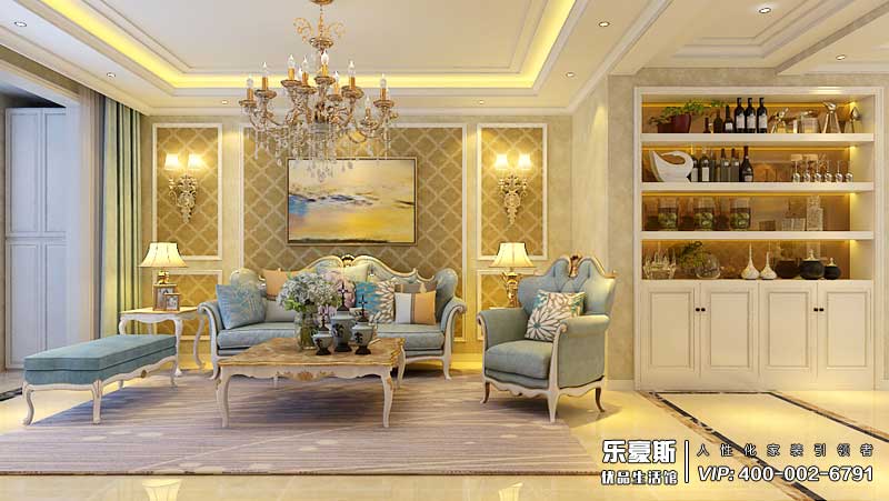 天山熙湖歐式風格裝修效果圖