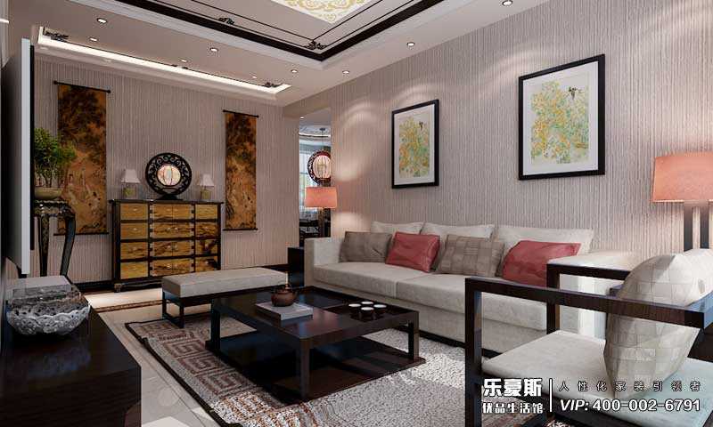 阿爾卡地亞榮盛城現(xiàn)代中式風(fēng)格裝修效果圖