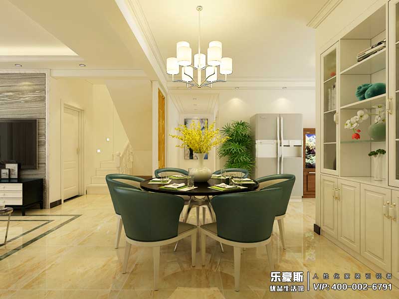 樂嘉名苑227平米躍層裝修效果圖