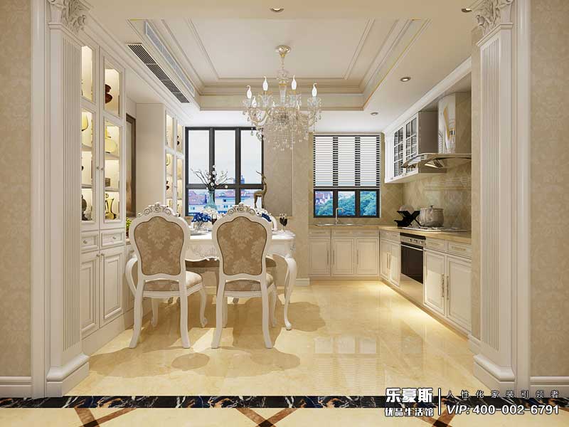 林蔭大院137平米簡(jiǎn)歐風(fēng)格裝修效果圖