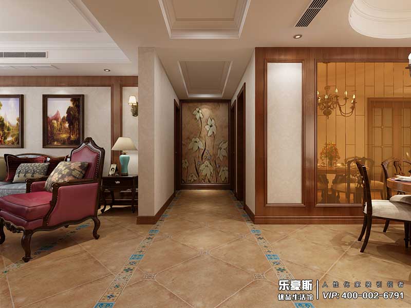 瀚唐三期美式風(fēng)格裝修效果圖