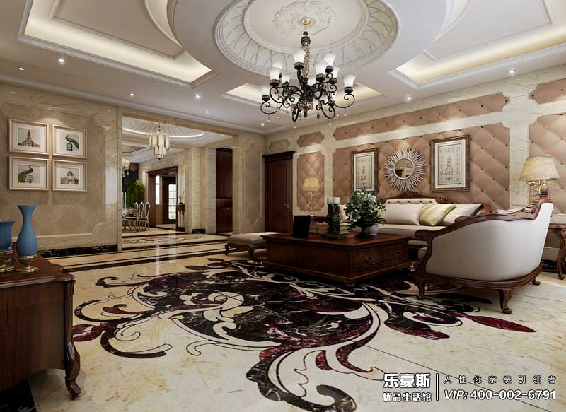 天山九峯175平米港式風格裝修效果圖