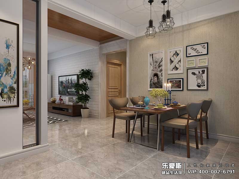 林蔭大院北歐風格裝修設計效果圖