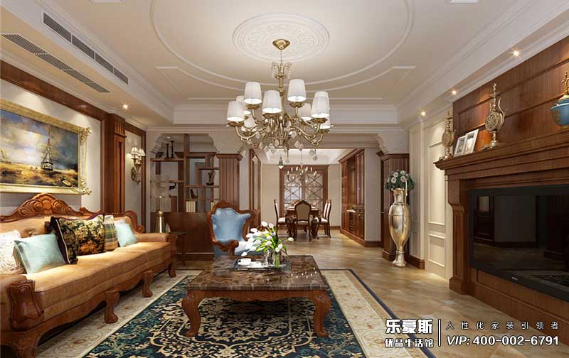 新合作城市廣場(chǎng)美式風(fēng)格裝修設(shè)計(jì)效果圖