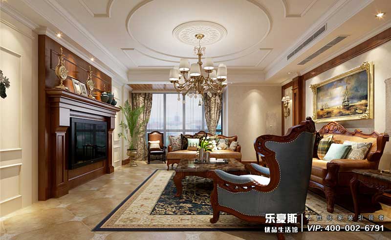 新合作城市廣場(chǎng)美式風(fēng)格裝修設(shè)計(jì)效果圖