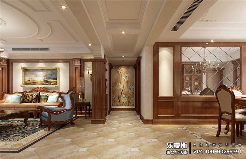 新合作城市廣場(chǎng)美式風(fēng)格裝修設(shè)計(jì)效果圖