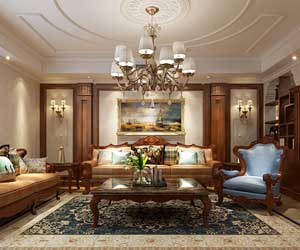 新合作城市廣場(chǎng)美式風(fēng)格裝修設(shè)計(jì)效果圖