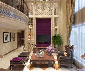 天山世界之門loft裝修效果圖，美式風(fēng)格的自由爛漫