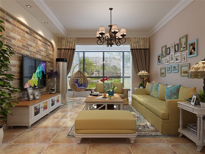 盛邦大都會(huì)/田園風(fēng)格/96㎡