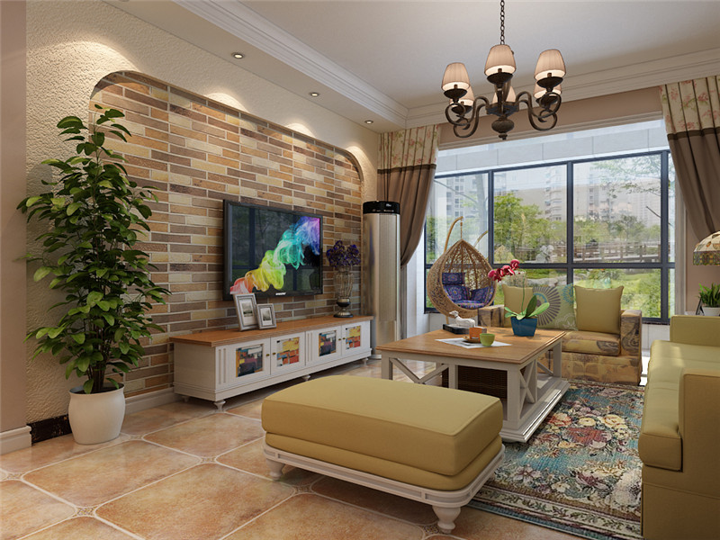 盛邦大都會(huì)/田園風(fēng)格/96㎡