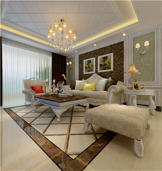 盛邦大都會(huì)/簡歐風(fēng)格/139㎡/三室兩廳