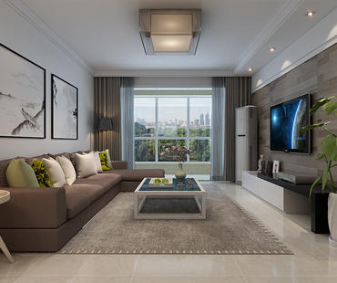 海棠灣129㎡三室兩廳現(xiàn)代簡約