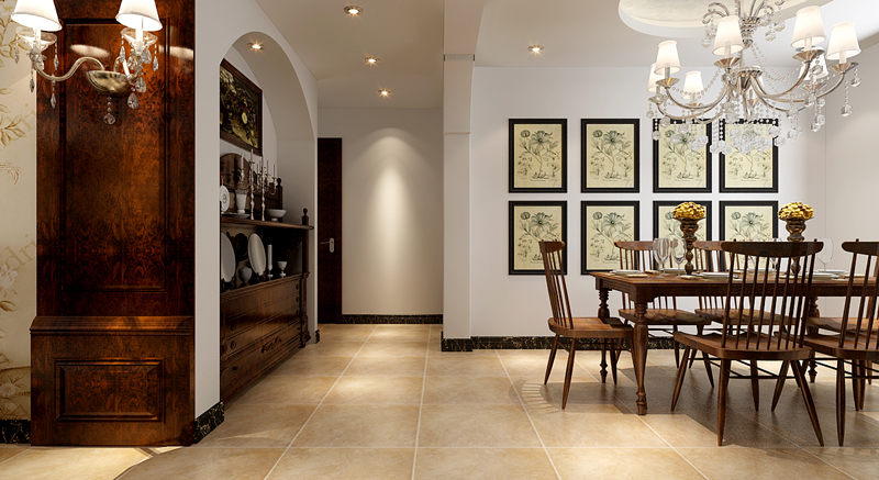 上東紅郡170平米三室兩廳兩衛(wèi)美式風(fēng)格 上東紅郡170平米三室兩廳兩衛(wèi)美式風(fēng)格