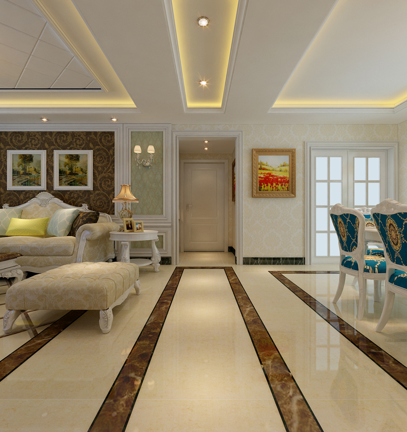 盛邦二期139平米三室兩廳簡歐風(fēng)格 盛邦二期139平米三室兩廳簡歐風(fēng)格